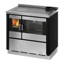 Cuisinière à bois  KOOK 90 - Acier Noir - 7,5 kW